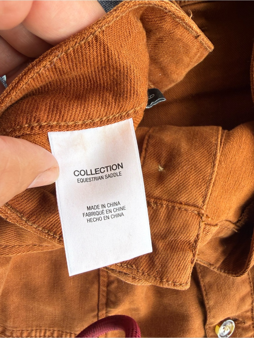 Favorite Daughter Button-Front A-Line Skirt in Rust - Picture 4 of 6